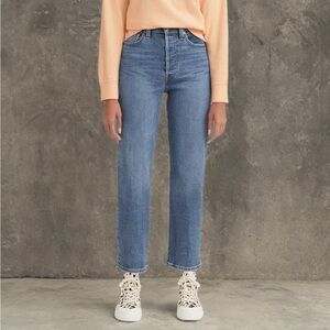 Levi's Blue Straight Leg Jeans Modern Fit